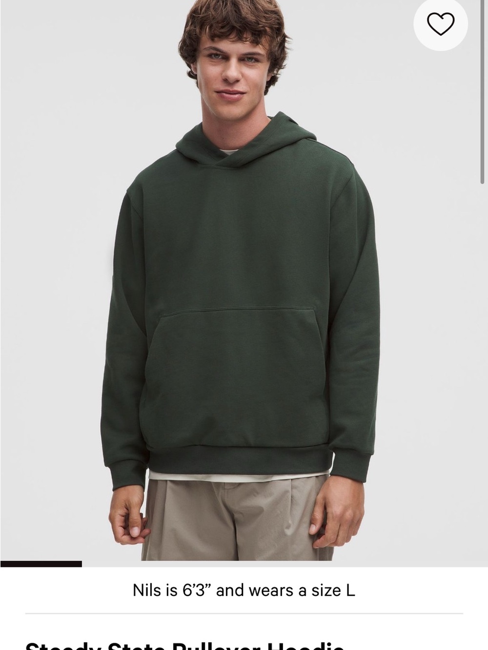 lululemon athletica Steady State Pullover Hoodie - Black